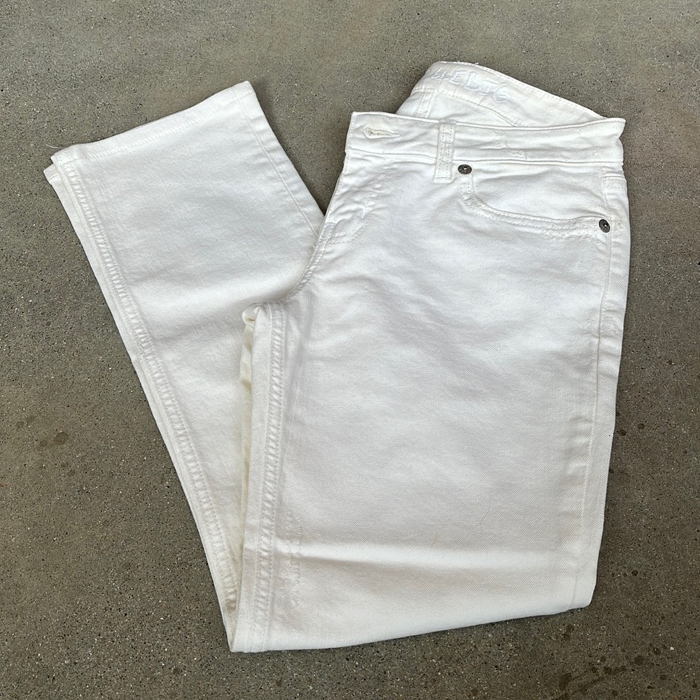 LTB white low rise jeans